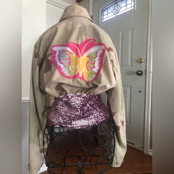 Fresh Karma jacket. Never been worn. Super cute and funky. Made in the US. - Picture 4 of 5